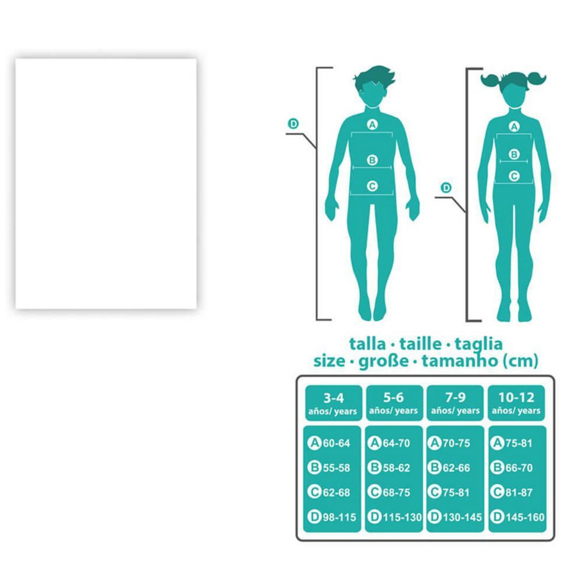 ATOSA Déguisement squelette mariachi mexicain  - Garçon - 10/12 ans (140 à 152 cm)