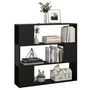Voir la diapositive 4 : VIDAXL Bibliotheque/Separateur de piece Noir 100x24x94 cm