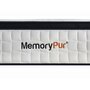 MemoryPur Matelas 33 cm ressorts ensachés + latex + mémoire de forme 140x190 cm DIAMANT