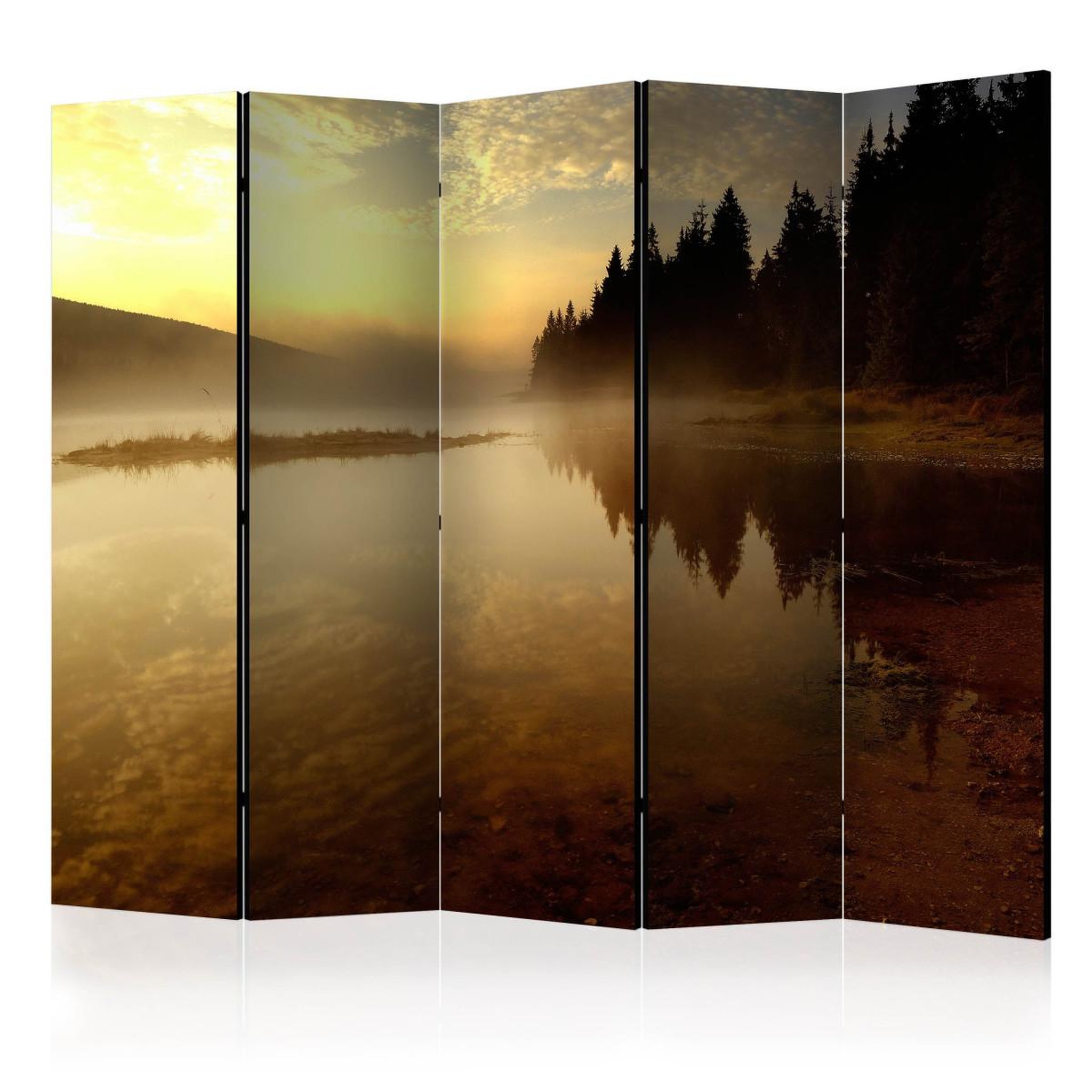 Paris Prix Paravent 5 volets  forest & lake  172x225cm