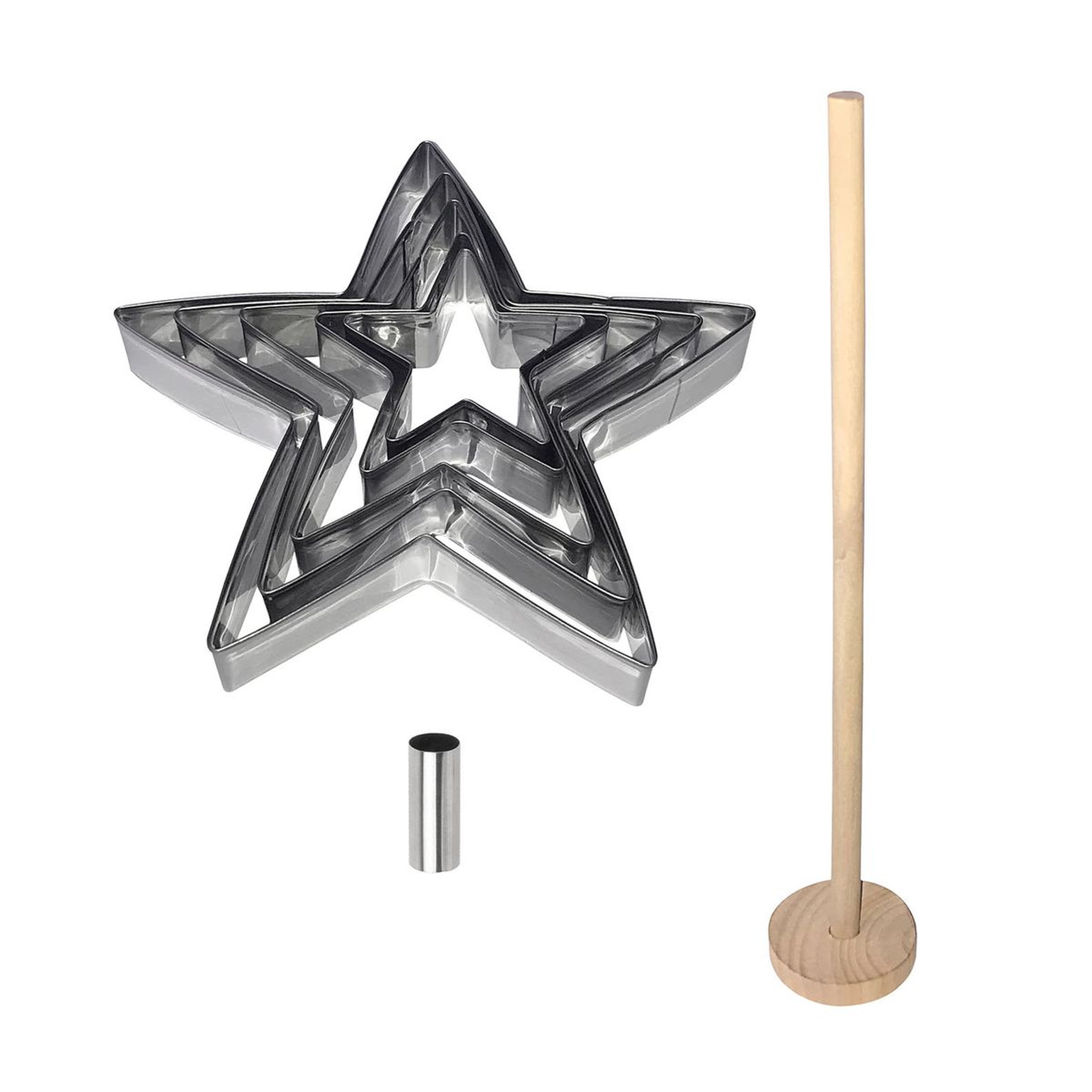 Voir la diapositive 3 : Coffret dessert sapin de noël et étoile