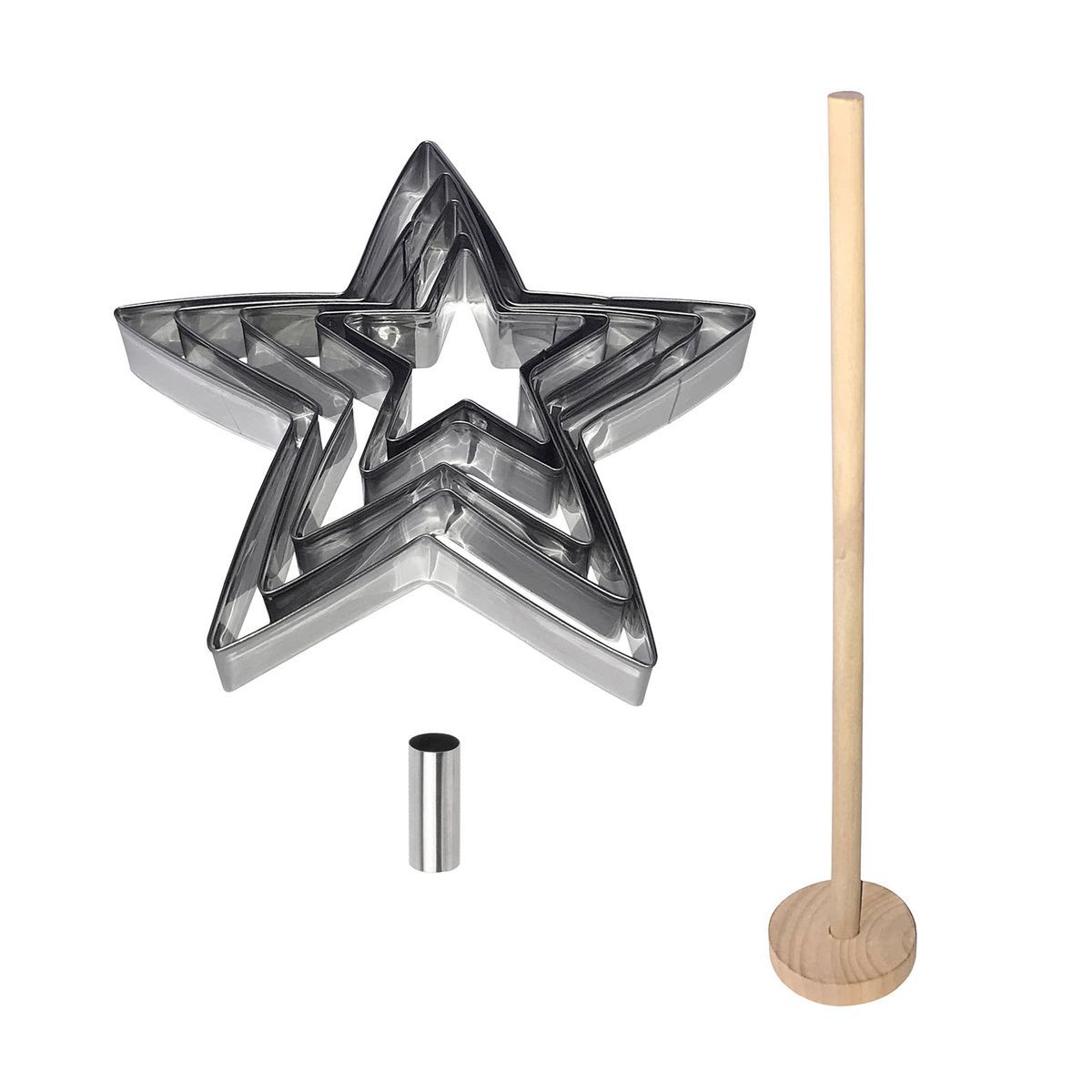 Coffret dessert sapin de noël et étoile