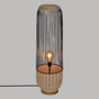 Voir la diapositive 3 : ATMOSPHERA Lampadaire Design  Anea  95cm Noir & Naturel