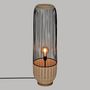 Voir la diapositive 3 : Paris Prix Lampadaire Design  Anea  95cm Noir & Naturel