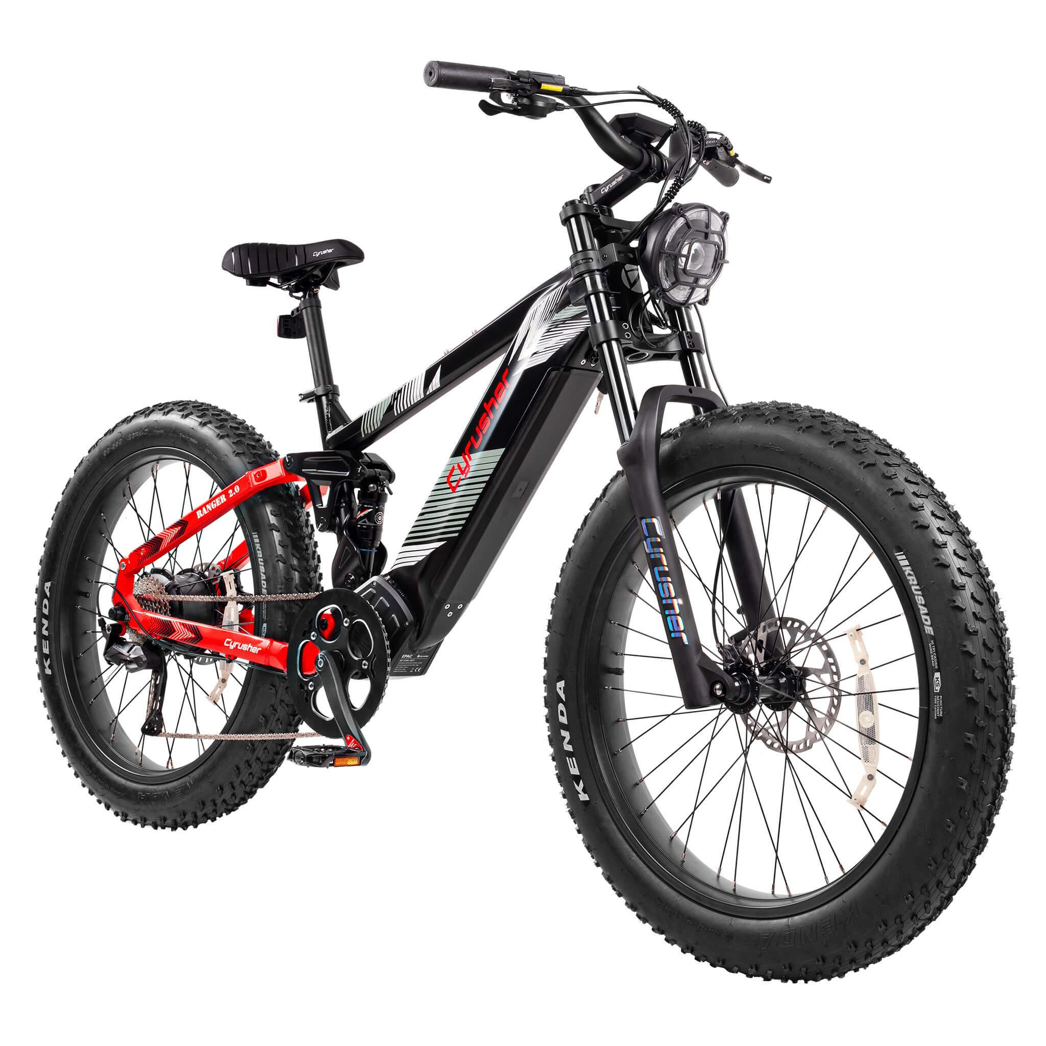 Voir la diapositive 2 : CYRUSHER VTT électrique Cyrusher Ranger 2.0 à gros pneus