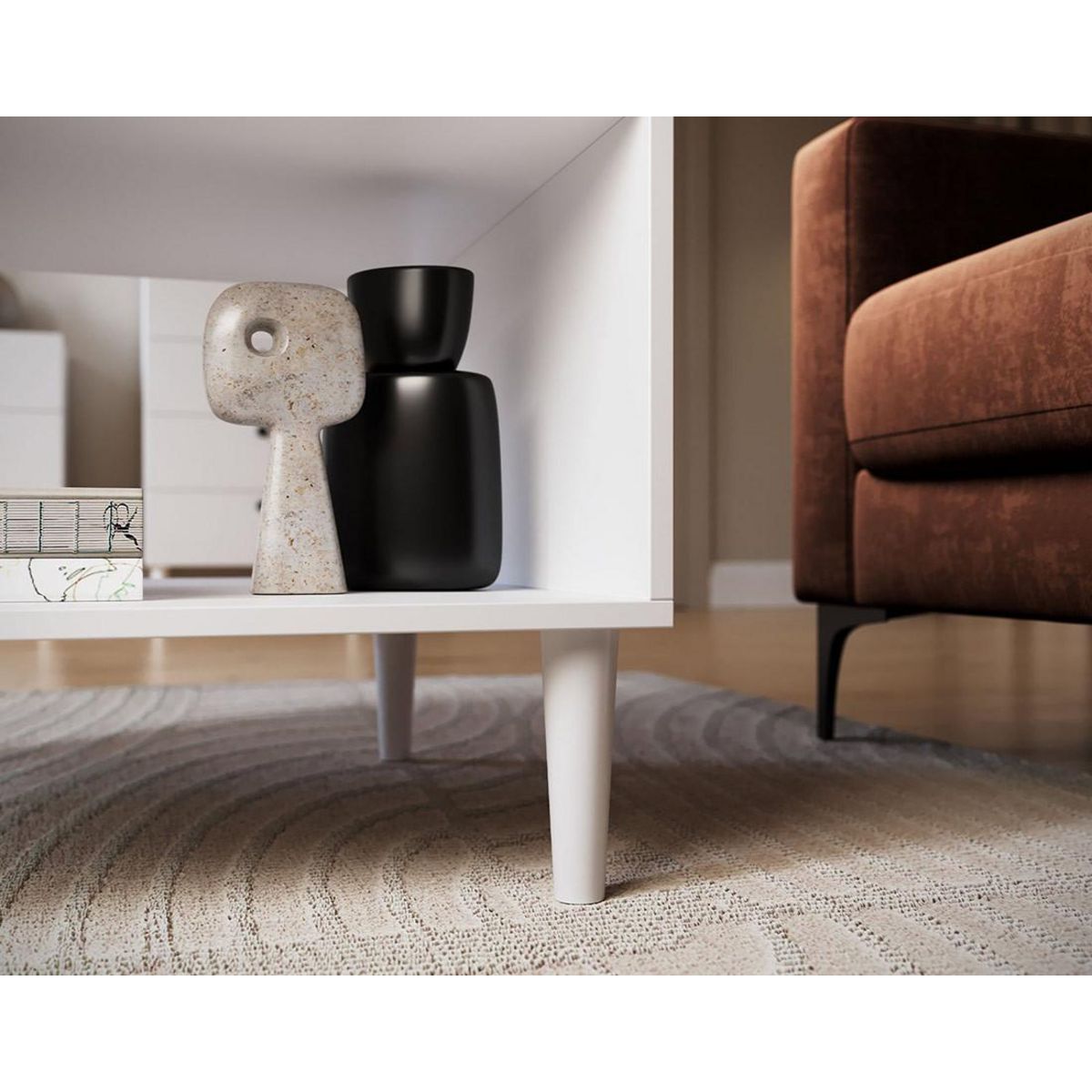 BEST MOBILIER Cleo - lit coffre avec led - 180x200 cm - sommier inclus - en velours