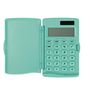 Voir la diapositive 2 : AUCHAN  Calculatrice arithmétique affichage 8 chiffres + étui - bleu ciel