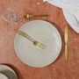 Voir la diapositive 3 : Paris Prix Lot de 6 Assiettes Plates  Sahara  27cm Beige