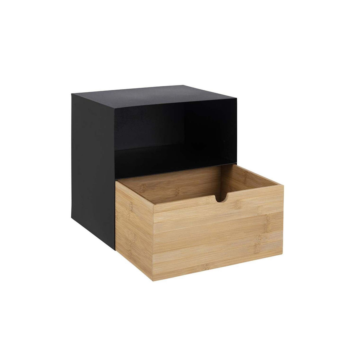 CONCEPT USINE Lot de 2 tables de chevet suspendues noires ALOFT