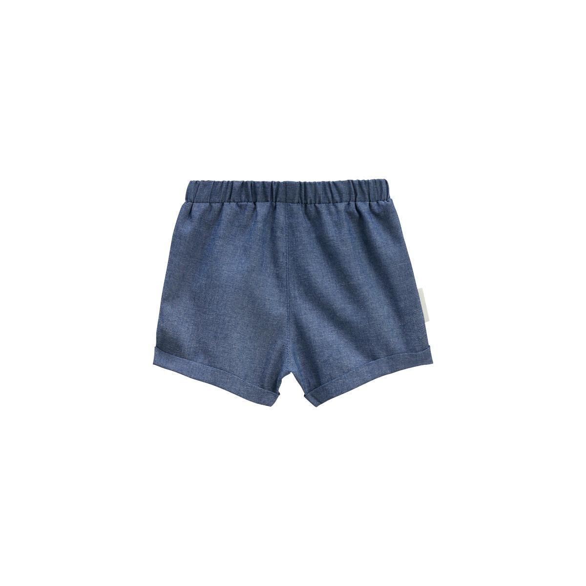 Petit Béguin Short bébé en toile de coton Dumbea