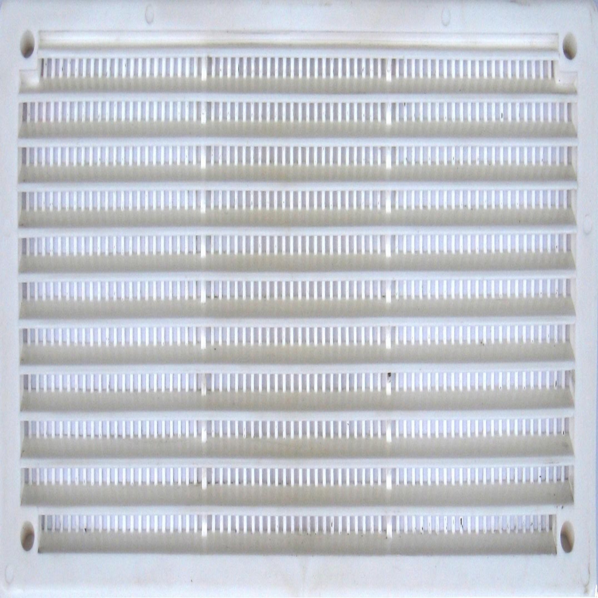 CENTRALE BRICO Grille d'aération abs naturel, L.8.6 x l.16.5 cm