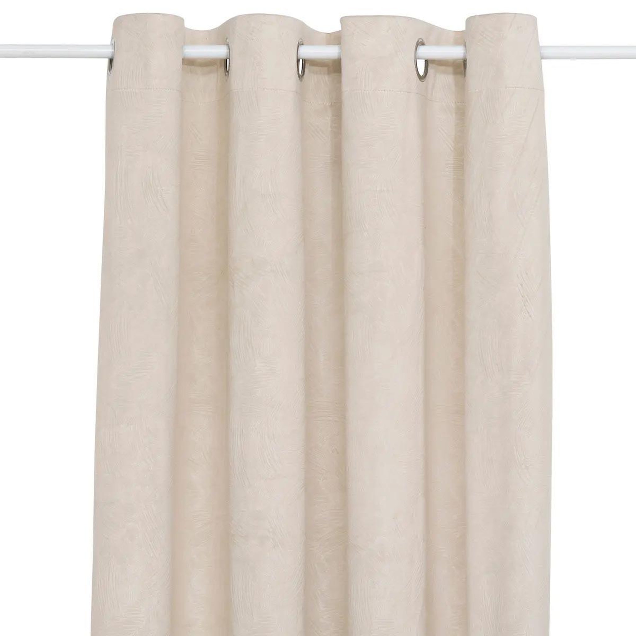 Voir la diapositive 2 : ATMOSPHERA Rideau occultant  fujo  135x260cm beige lin