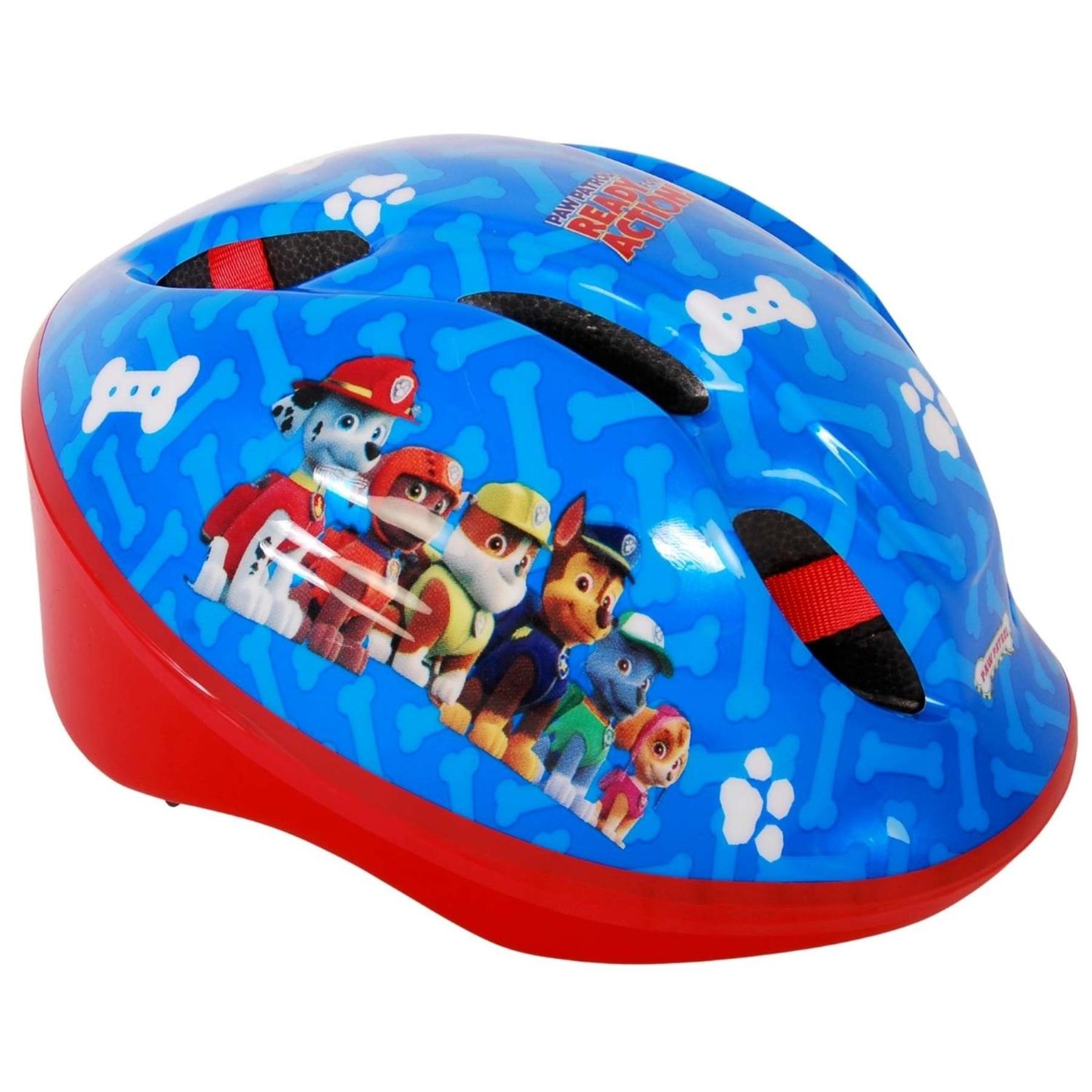 VOLARE Paw Patrol Casque de vélo bleu rouge 51-55 cm
