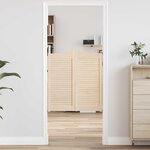 VIDAXL Portes battantes a persiennes 2paire 90x80 cm bois massif Pin