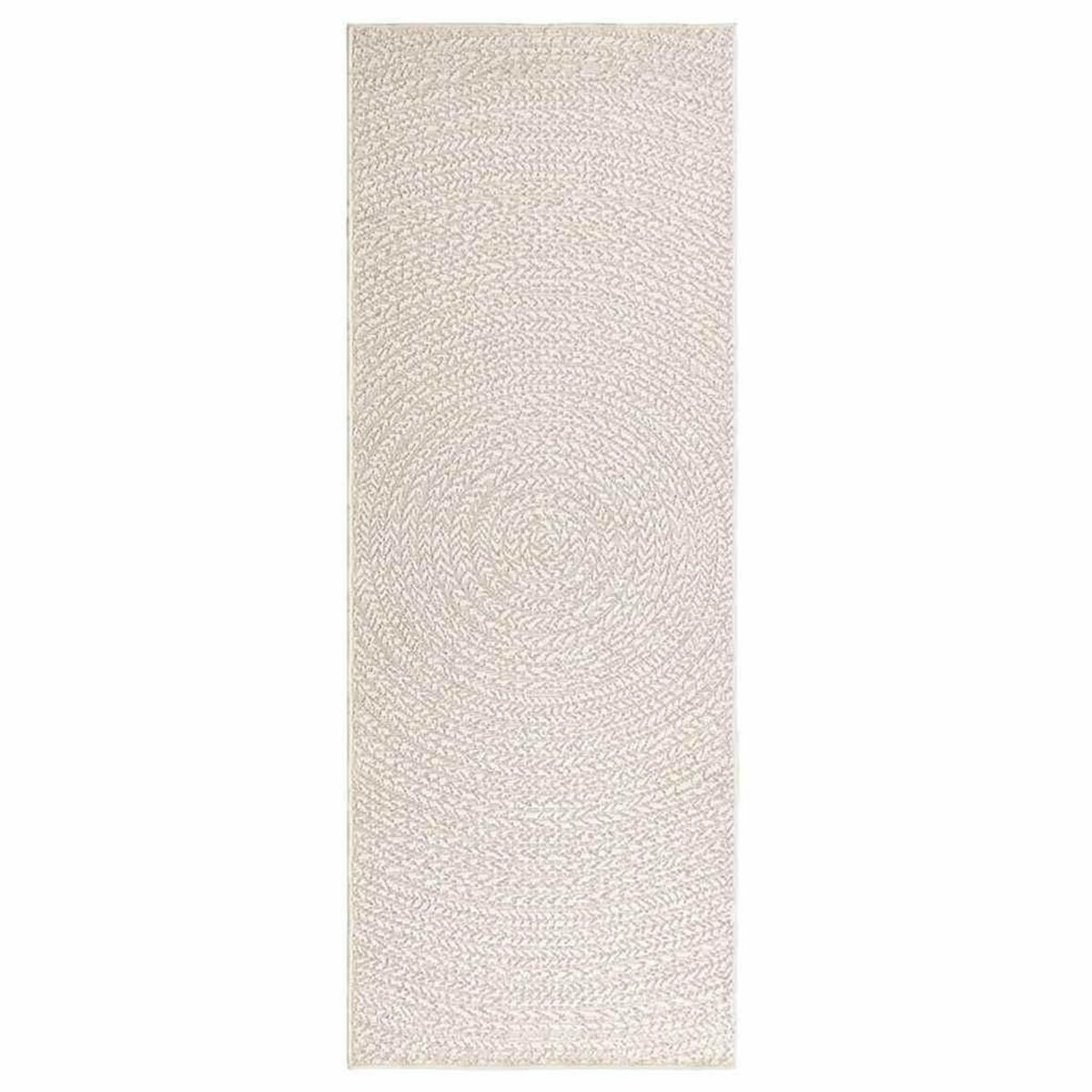 VIDAXL Tapis ZIZUR creme 80x200 cm aspect de jute interieur exterieur