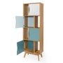 Voir la diapositive 4 : Paris Prix Bibliothèque Design  Avon  191cm Naturel & Bleu