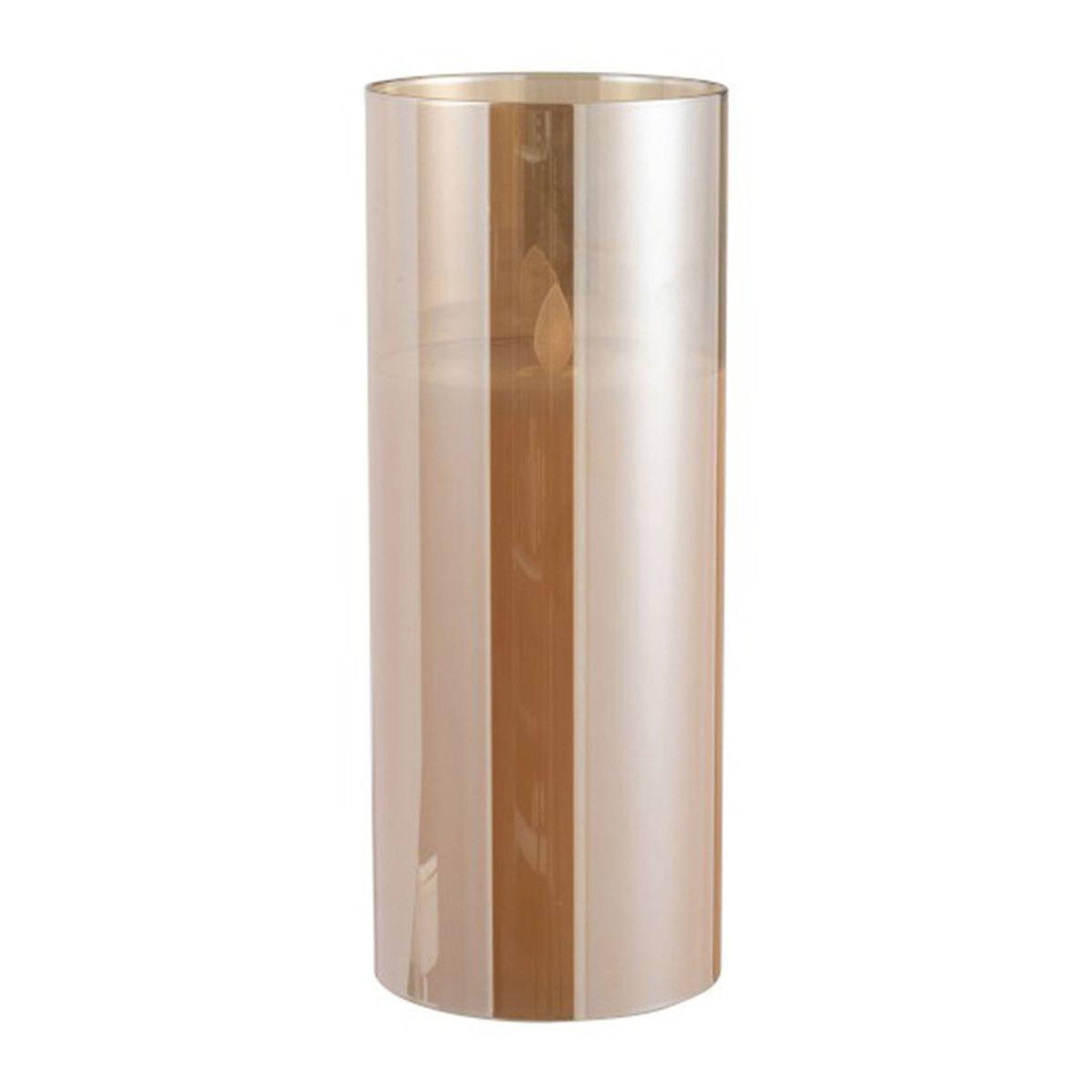 J-LINE Lampe à poser en verre led  bright  25cm or