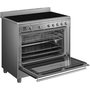 Voir la diapositive 3 : SMEG Piano de cuisson vitrocéramique SCD91CMX9 Vitro
