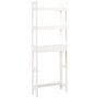 Voir la diapositive 2 : VIDAXL Etagere de toilette Blanc 63x26x171 cm Bois de pin massif