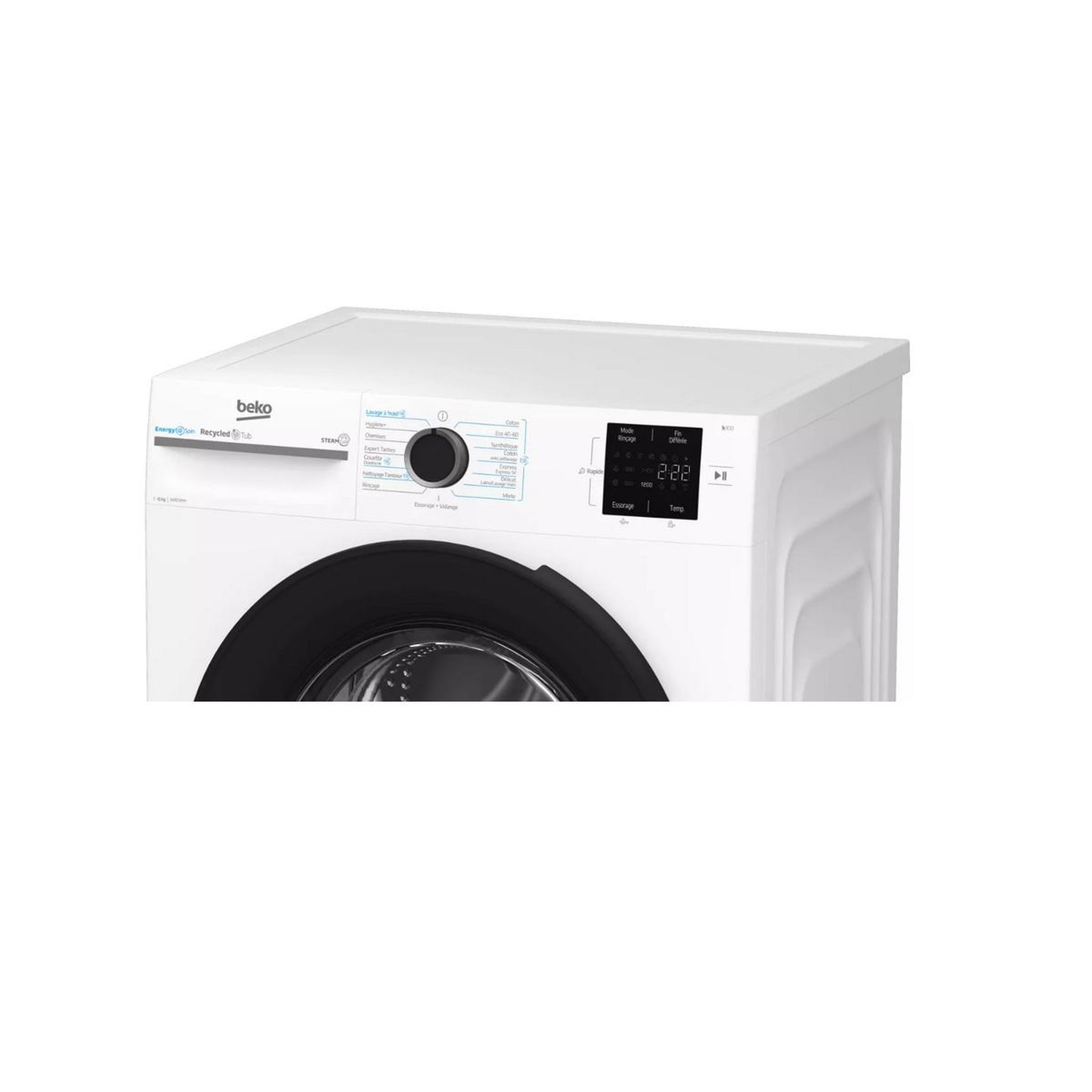Voir la diapositive 5 : Beko Lave-linge frontal 10kg 1400 tours/min - bm34wft310411