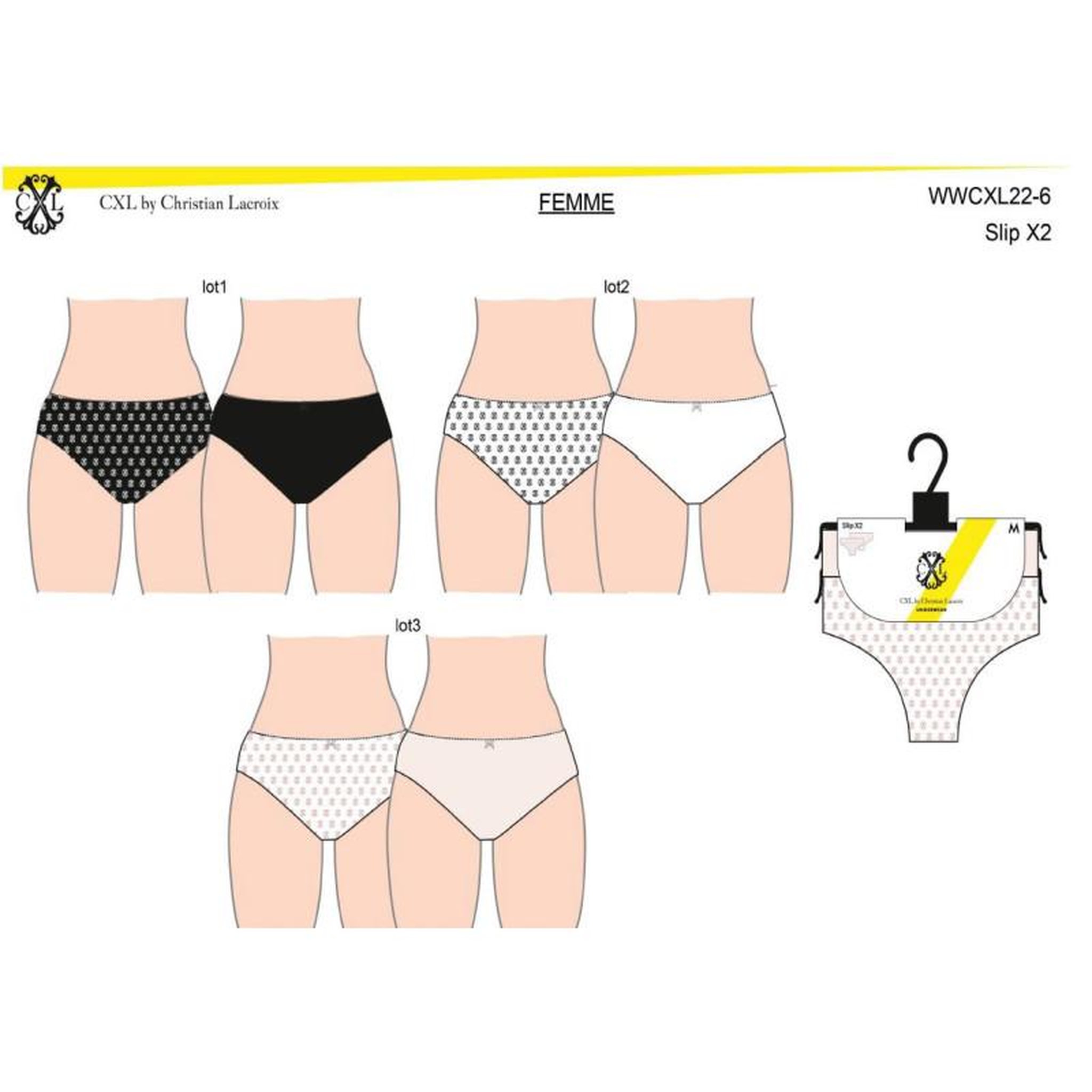 Voir la diapositive 4 : Christian Lacroix Culotte CXL By LACROIX X6