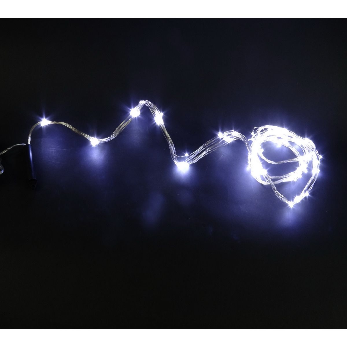 ACTUEL Guirlande lumineuse cuivre 200 micro LEDS blanc froid