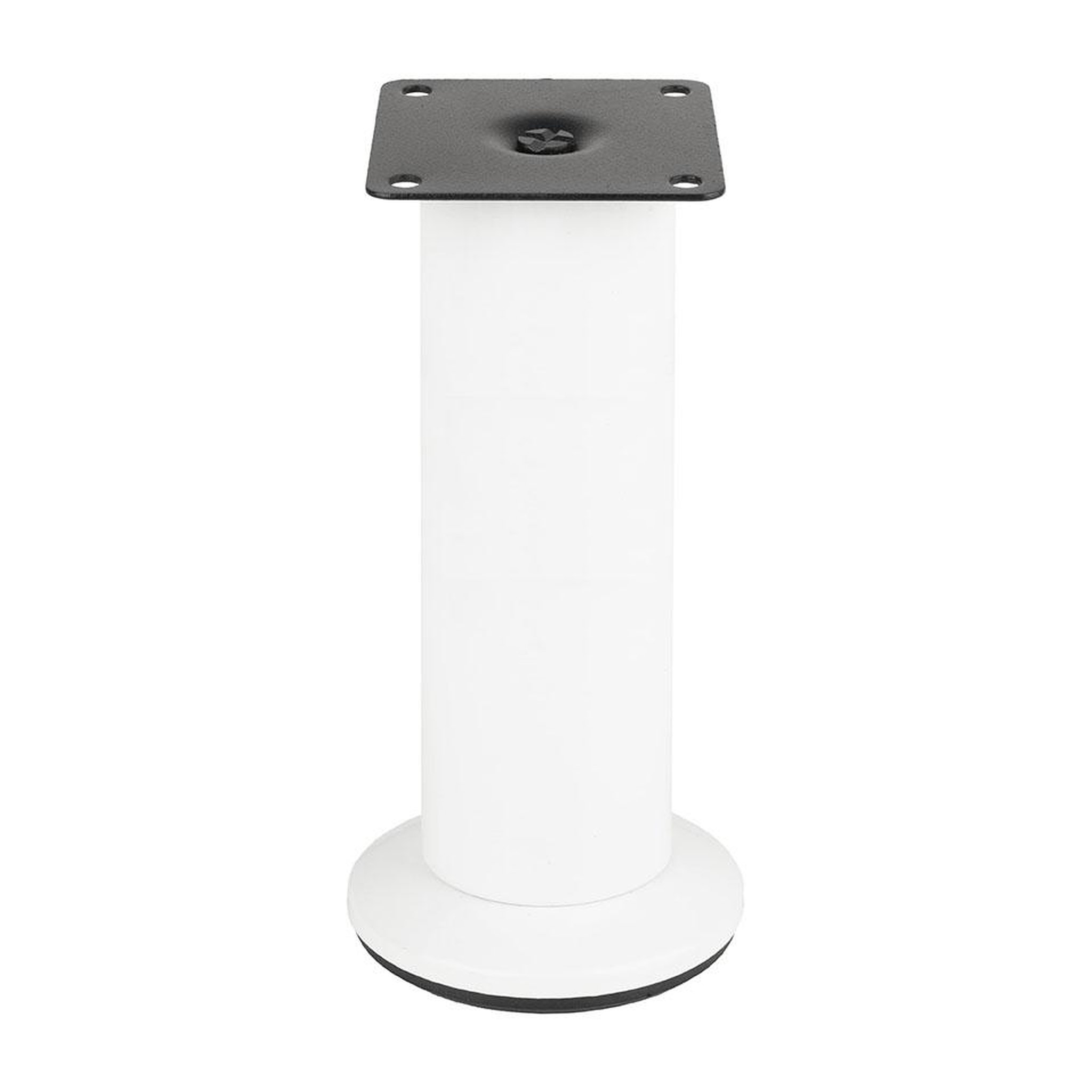 CENTRALE BRICO Pied de meuble fs001 150 mm réglable blanc brillant