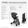 Voir la diapositive 6 : tectake Poussette buggy pliage à une main avec harnais à 5 points, frein de stationnement et arceau de sécurité gris anthracite