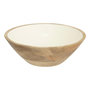 Voir la diapositive 1 : SECRET DE GOURMET Saladier en Bois  Inaya  30cm Blanc