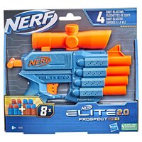 Pistolet élite surgefire et flechettes Nerf Elite Officielles bleu