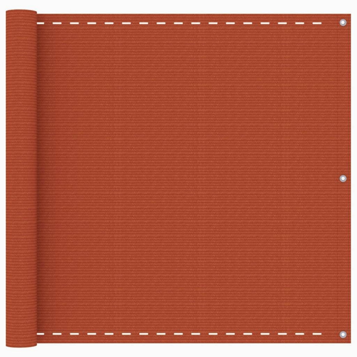 VIDAXL Ecran de balcon Orange 90x400 cm PEHD
