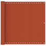 Voir la diapositive 1 : VIDAXL Ecran de balcon Orange 90x400 cm PEHD