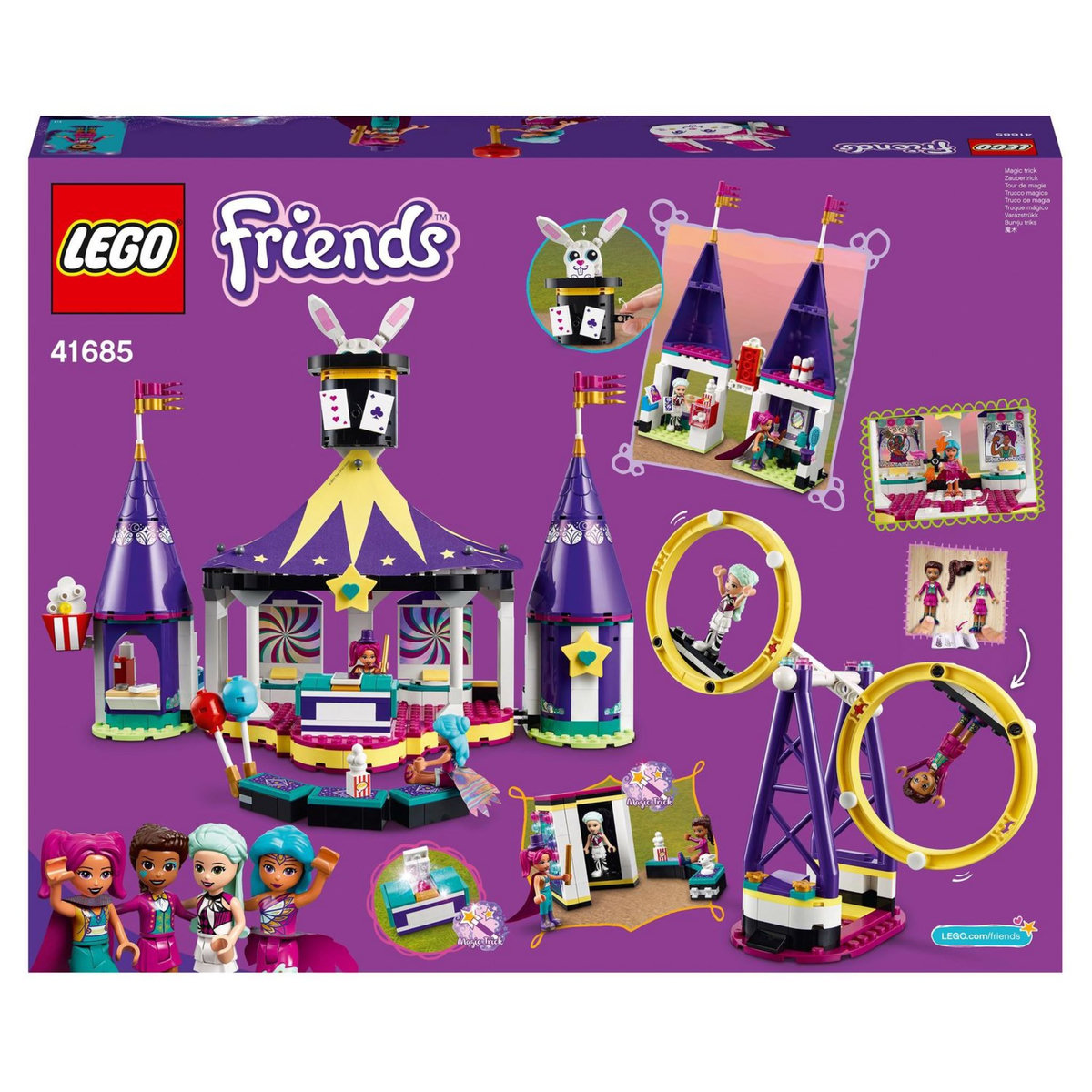 LEGO Friends 41685 Les montagnes russes de la fête foraine magique dès 8 ans