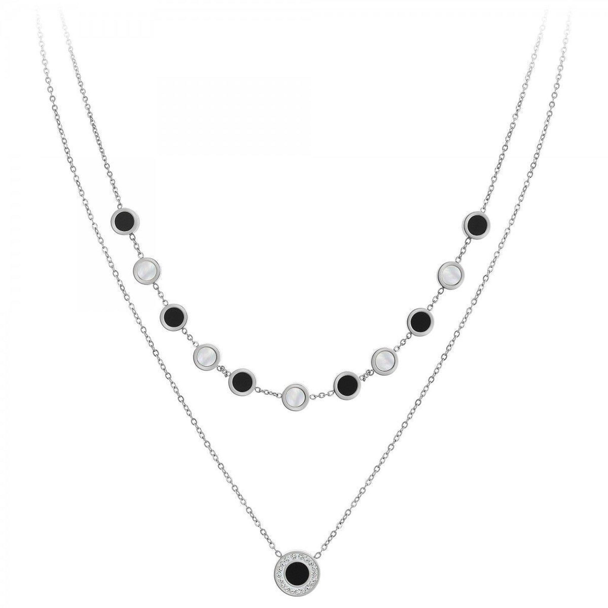 Voir la diapositive 1 : SC CRYSTAL Collier SC Crystal orné de Cristaux scintillants