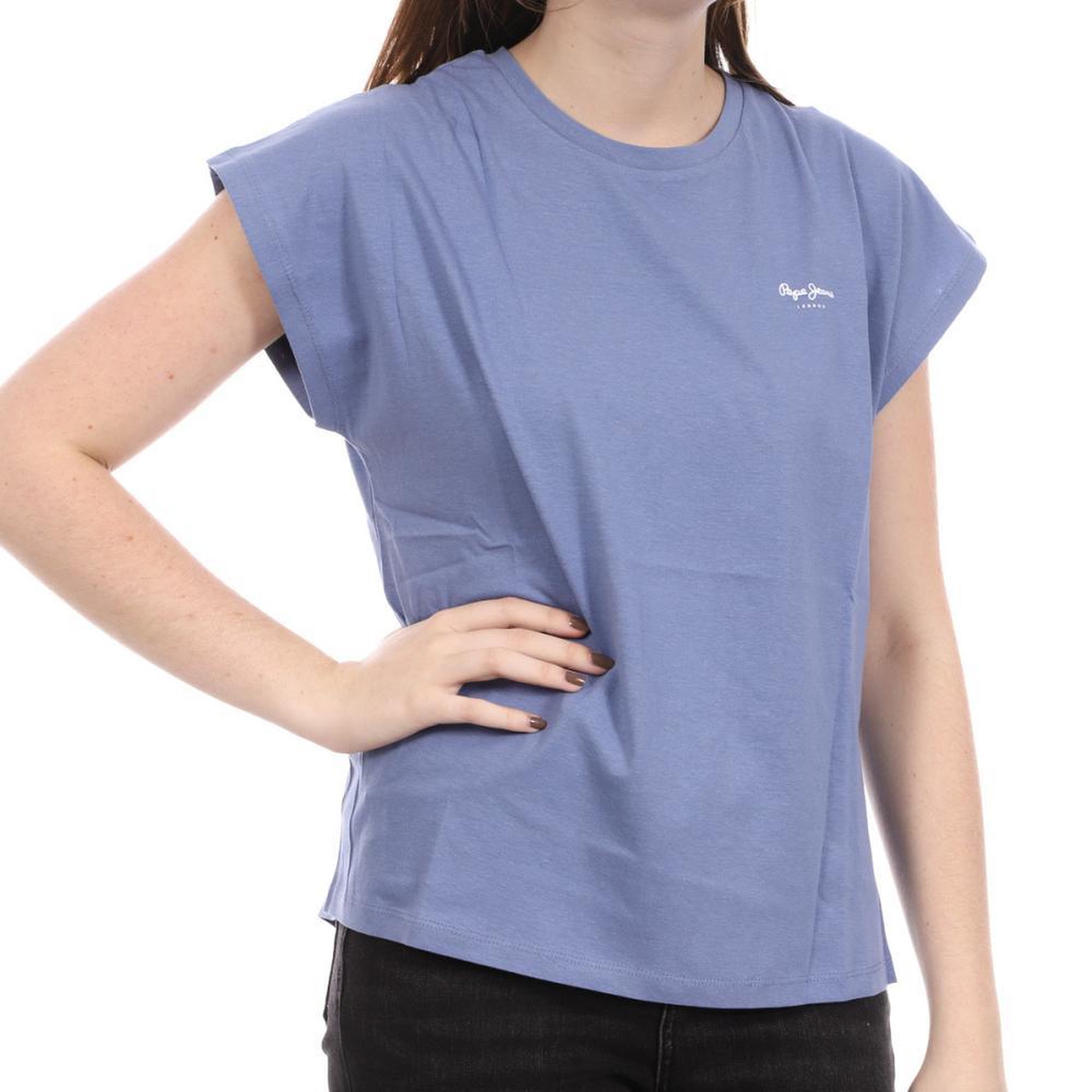Pepe Jeans T-shirt Mauve Femme Pepe Jeans Bloom. Coloris disponibles : Violet