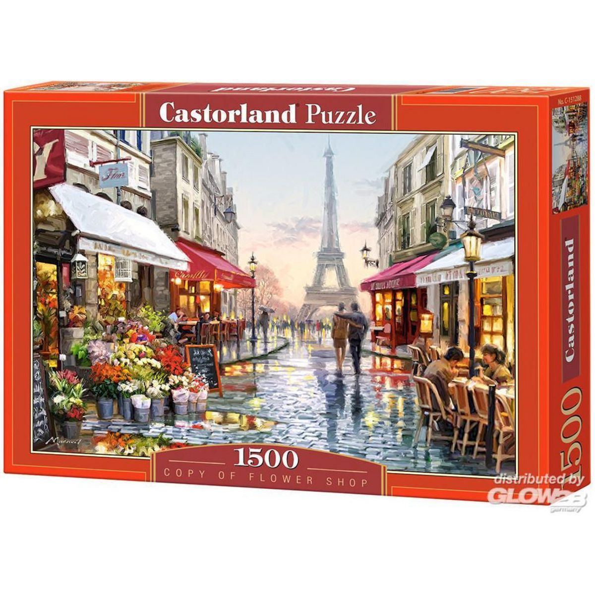Castorland Puzzle 1500 pièces : Fleuriste à Paris