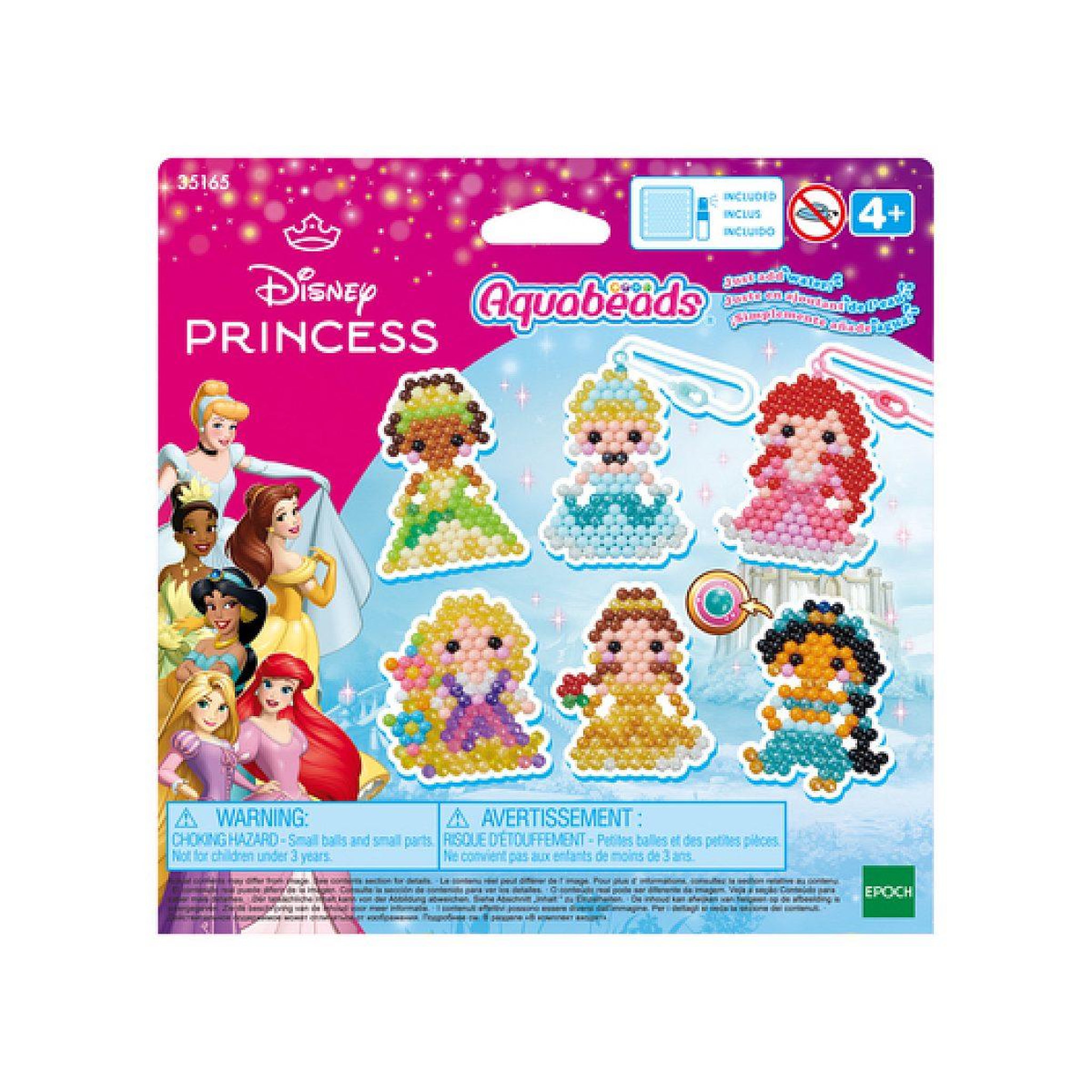 Aquabeads Le kit porte-clés des princesses Disney