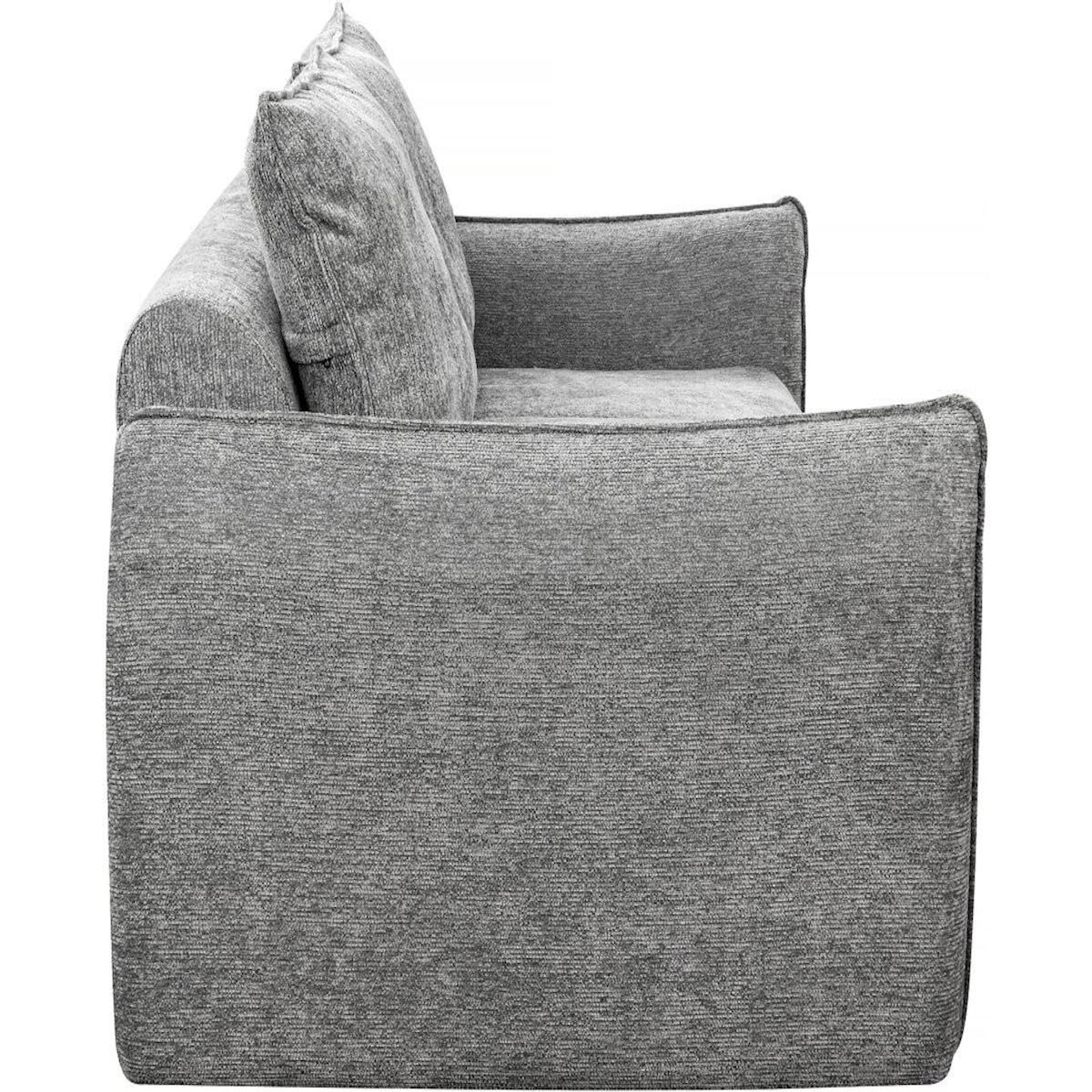 Habitat et Jardin Canapé droit en tissu texturé  Silvano  - 3 places - Gris