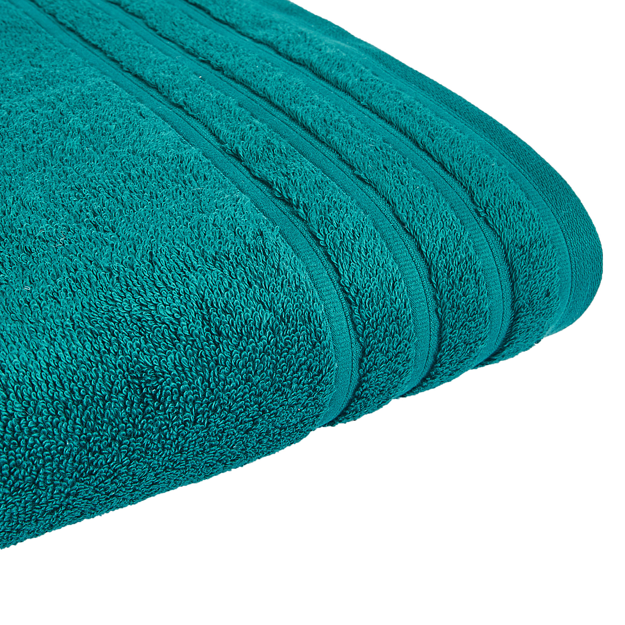 Voir la diapositive 2 : ACTUEL  Serviette de toilette unie en coton bouclé 500 gr/m2