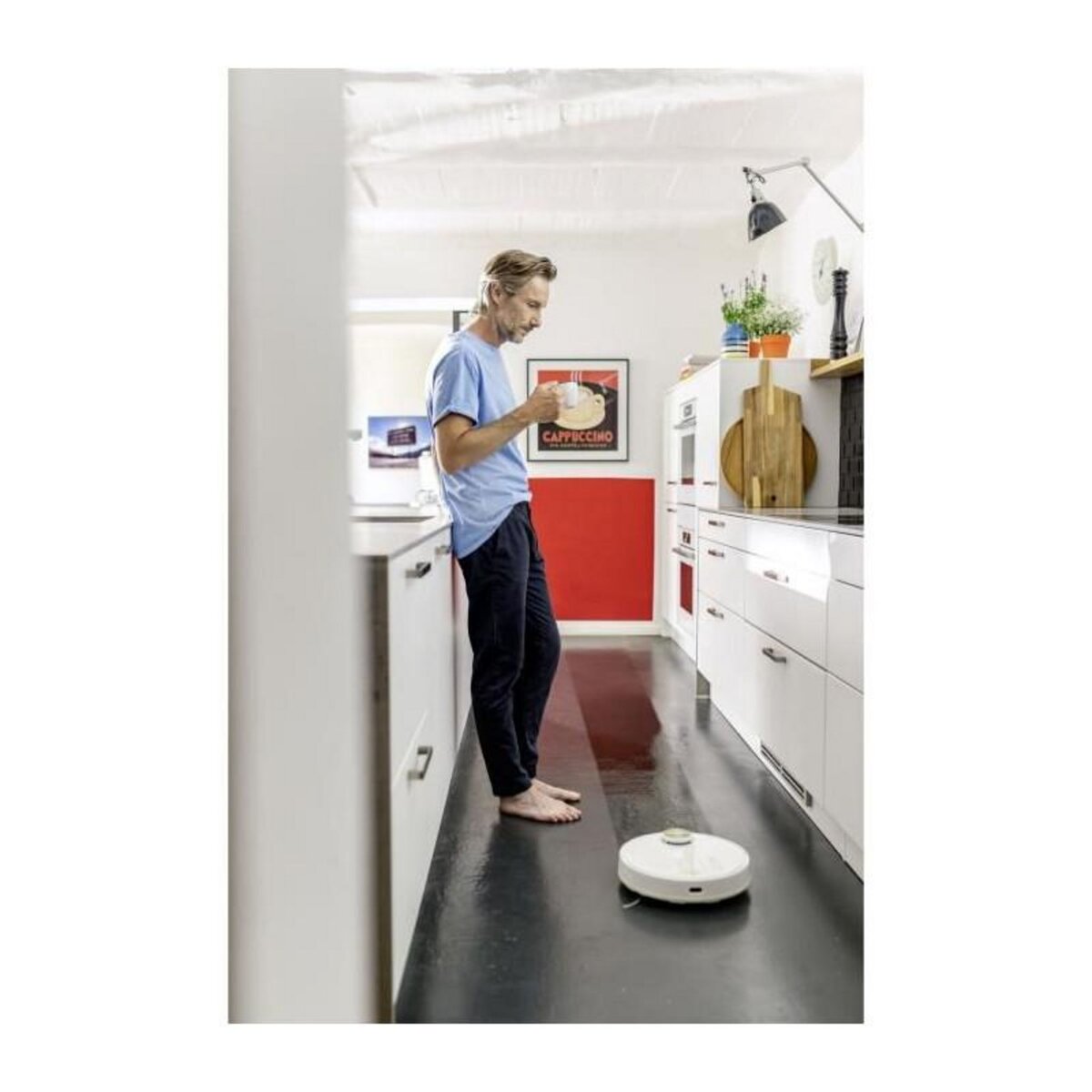 KÃ¤rcher KARCHER RCV 3 - Robot Aspirateur Laveur Connecté - Navigation LIDAR précise - 3 modes de nettoyage - Capteur de vide