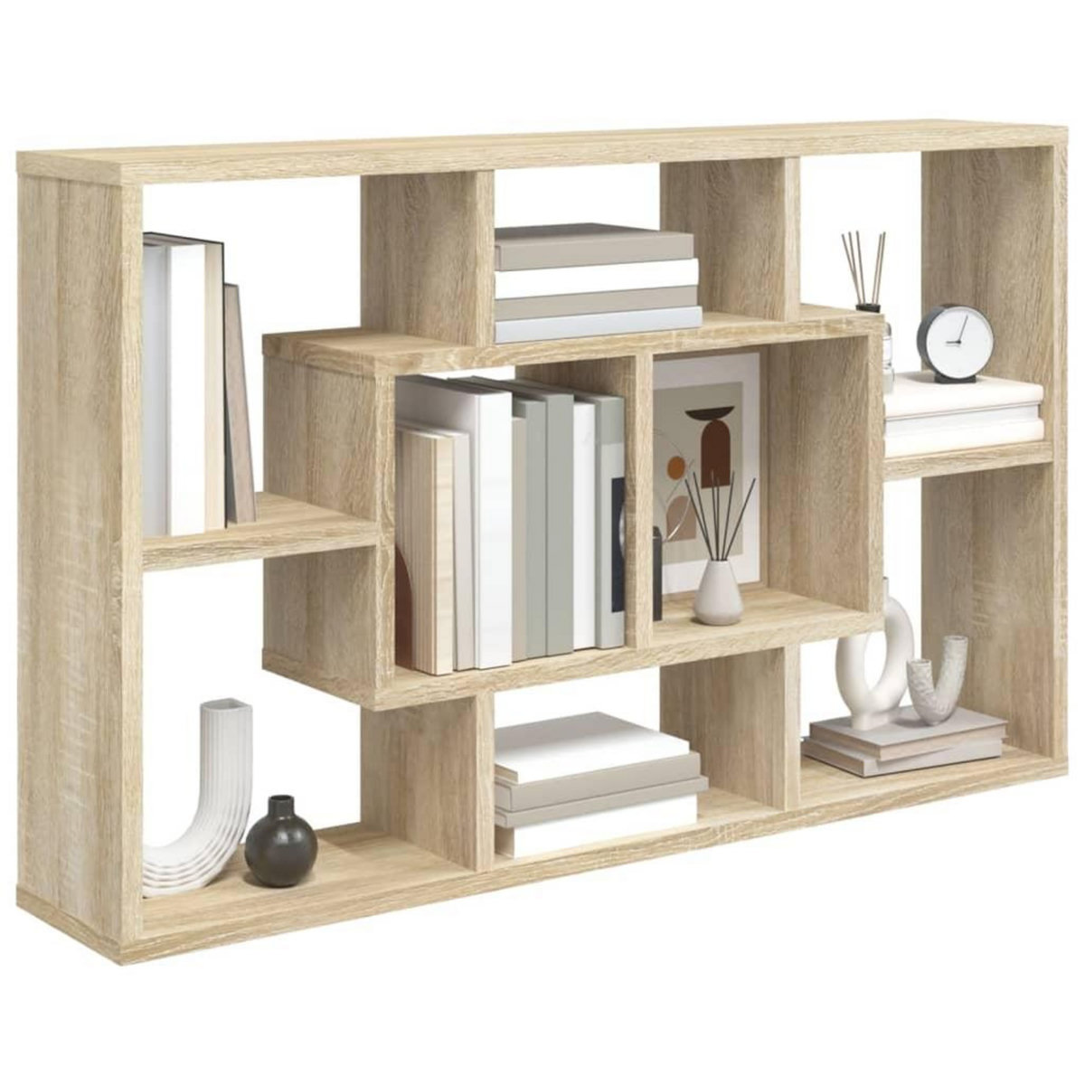 VIDAXL Etagere murale Chene Sonoma 85x16x52,5 cm Bois d'ingenierie