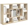 Voir la diapositive 4 : VIDAXL Etagere murale Chene Sonoma 85x16x52,5 cm Bois d'ingenierie