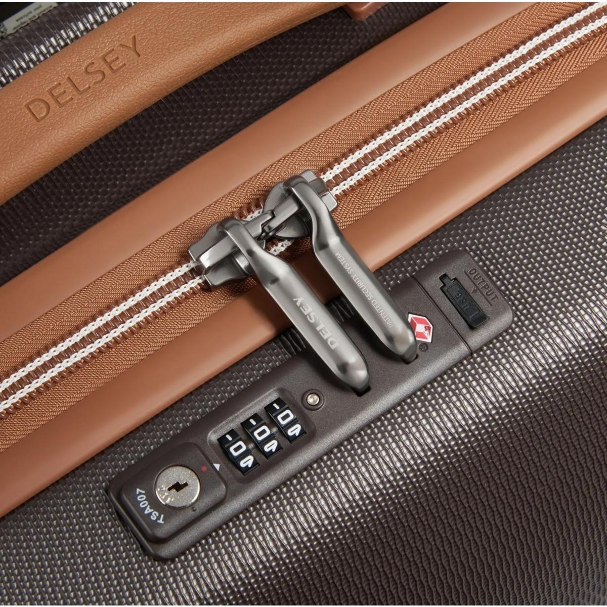 Delsey Valise cabine rigide Chatelet Air 2.0 TSA polycarbonate 55cm