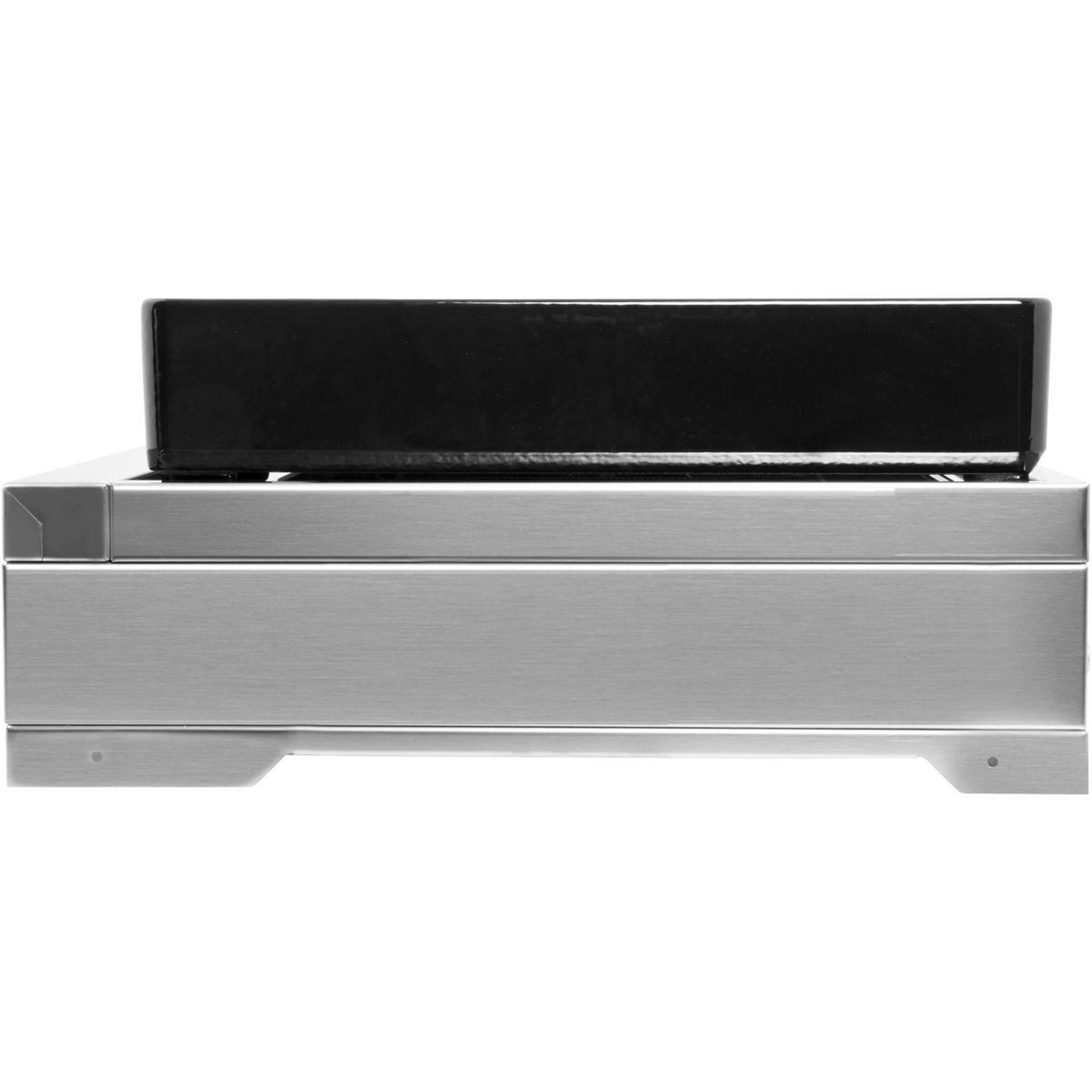 Voir la diapositive 5 : FORGE ADOUR Plancha gaz modern 60 inox 2 brûleurs à poser, 60x42 cm