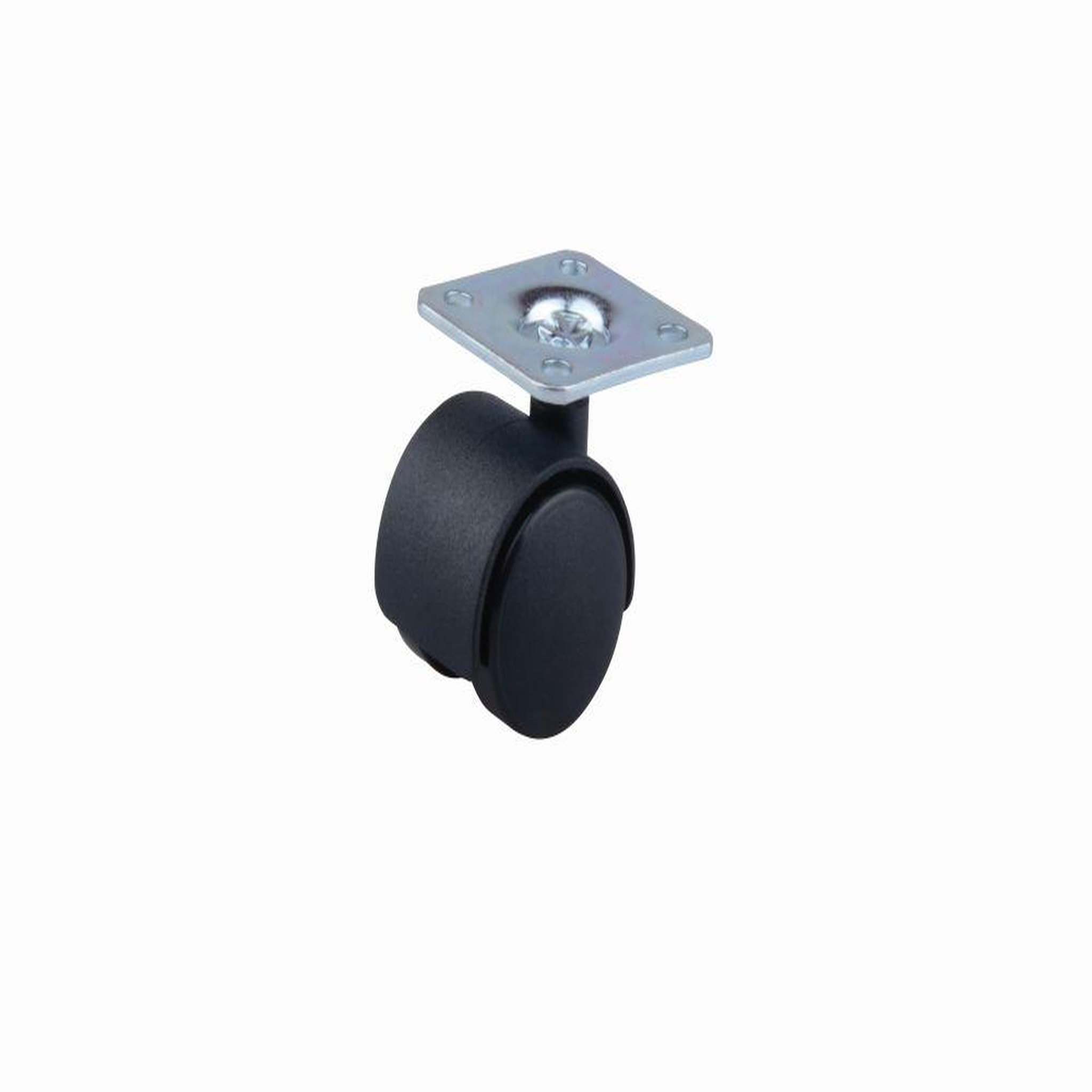 CENTRALE BRICO Roulette de meuble 30mm plaquette noire