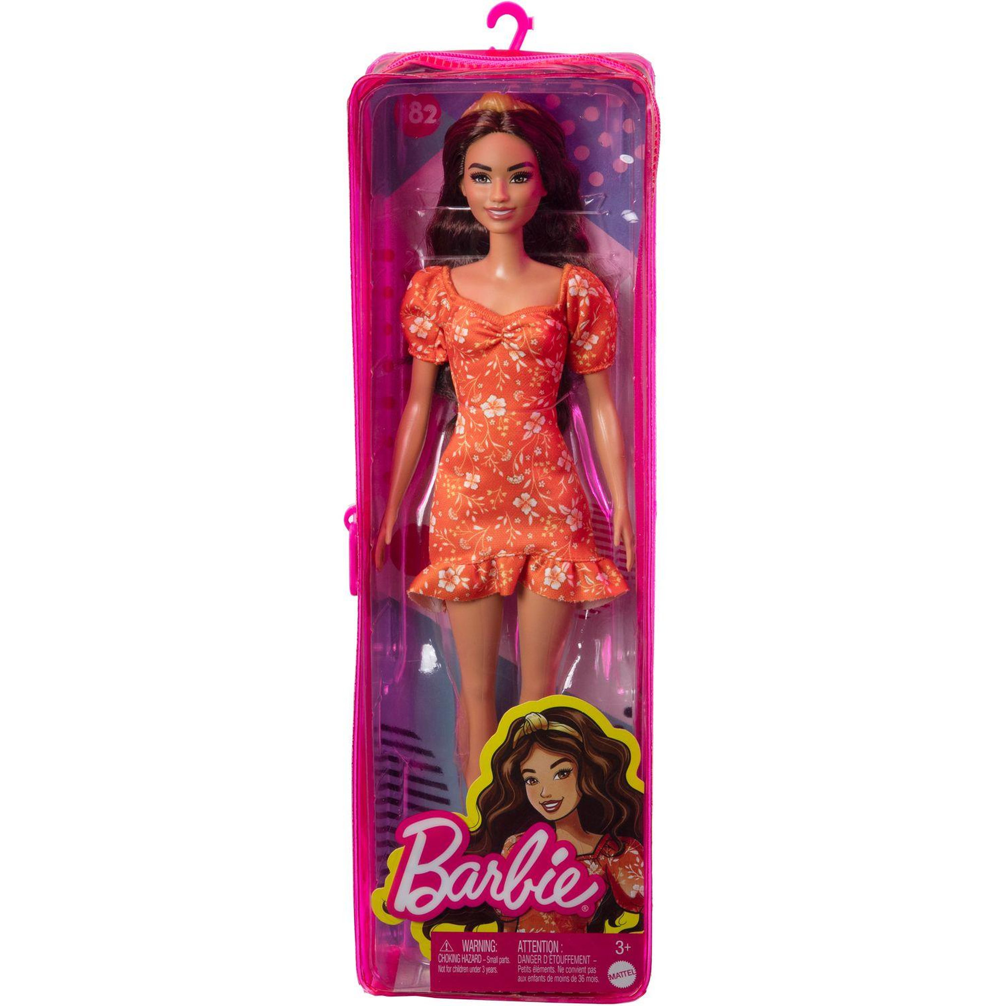 Voir la diapositive 5 : BARBIE Barbie - Poupée Fashionista Robe fleurie - Poupée mannequin