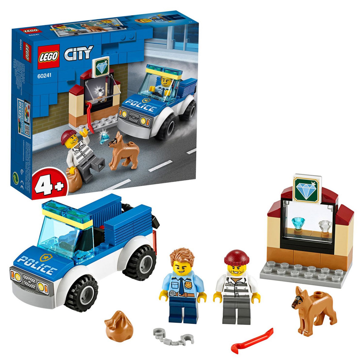 LEGO City 60241- L'Unité Cynophile de la police