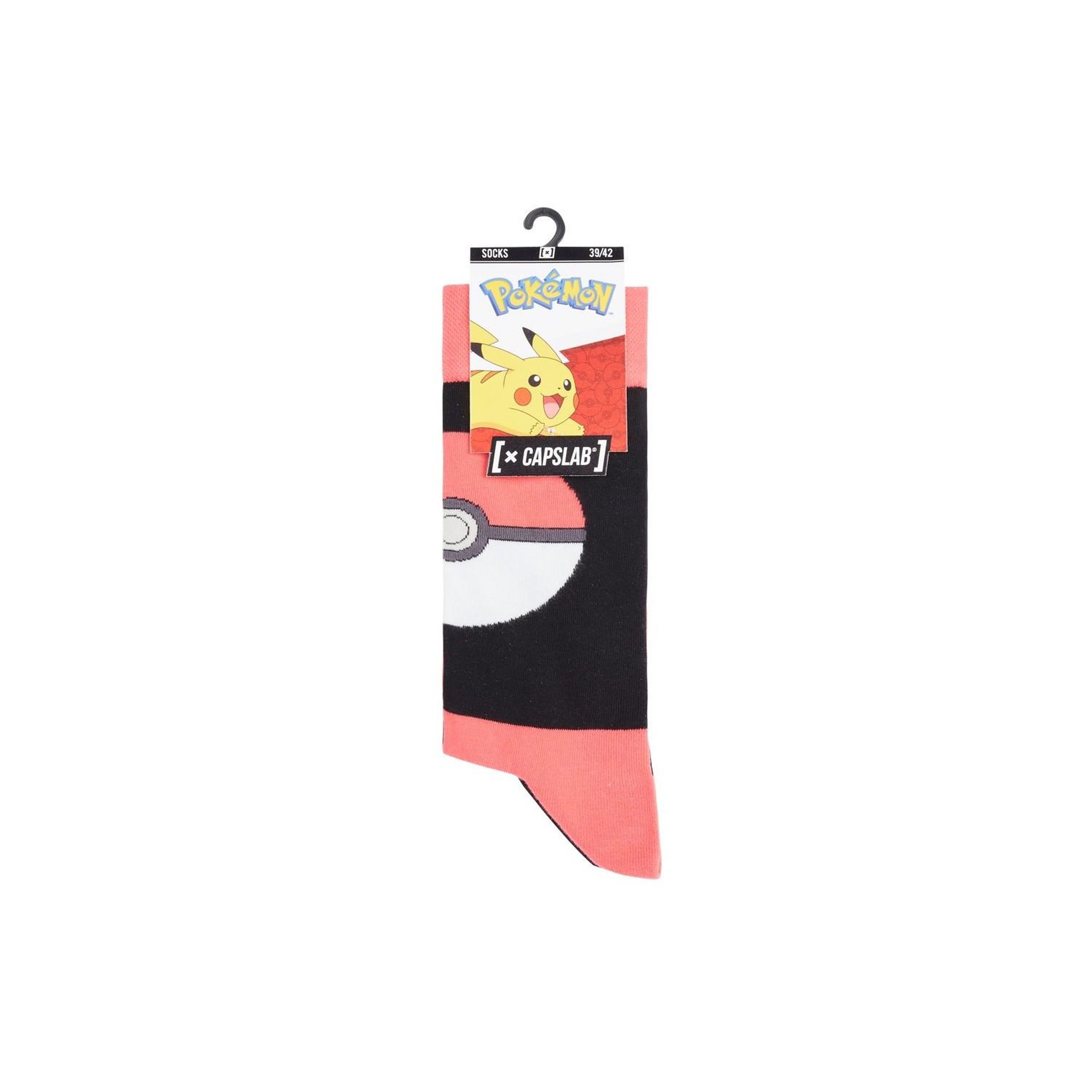 Voir la diapositive 4 : CAPSLAB Paire de chaussettes  de ville Pokémon Pikatchu