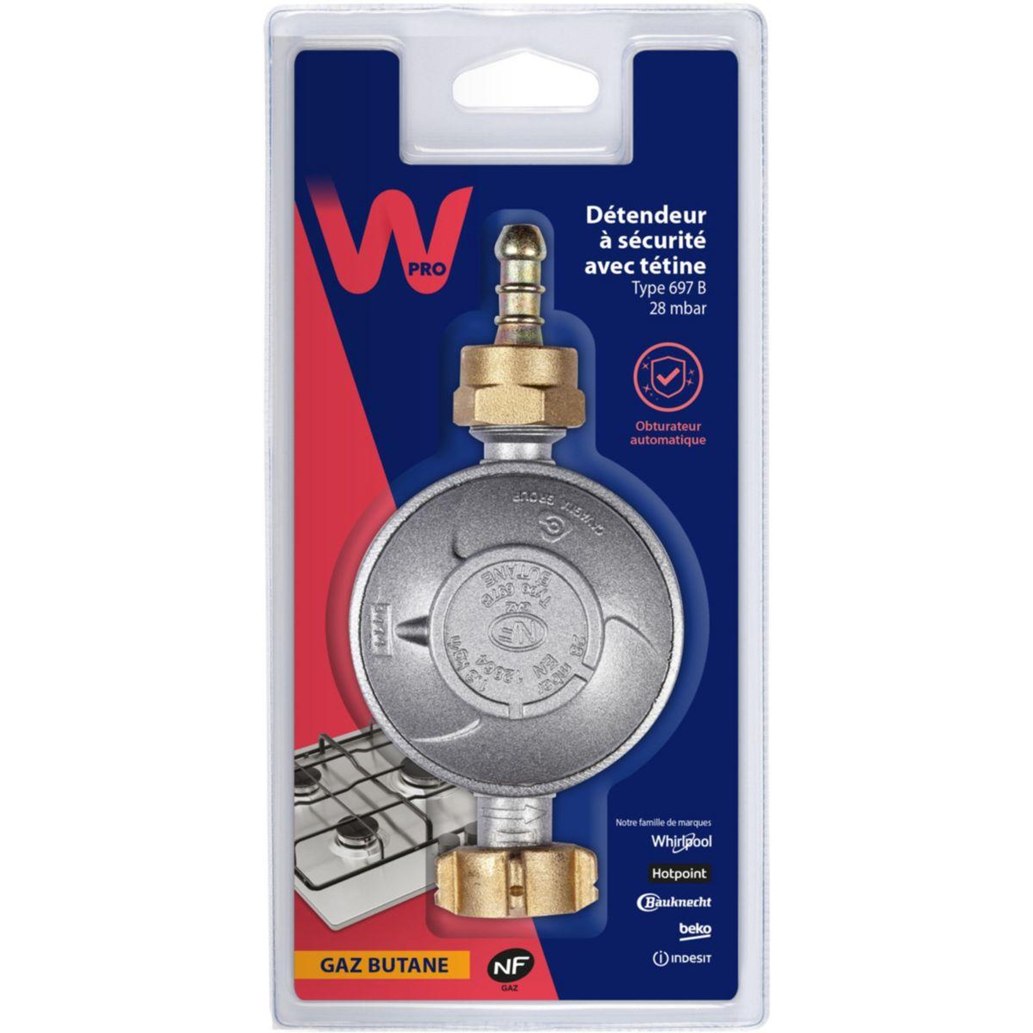 Voir la diapositive 3 : WPRO Tuyau dbb028 detendeur butane