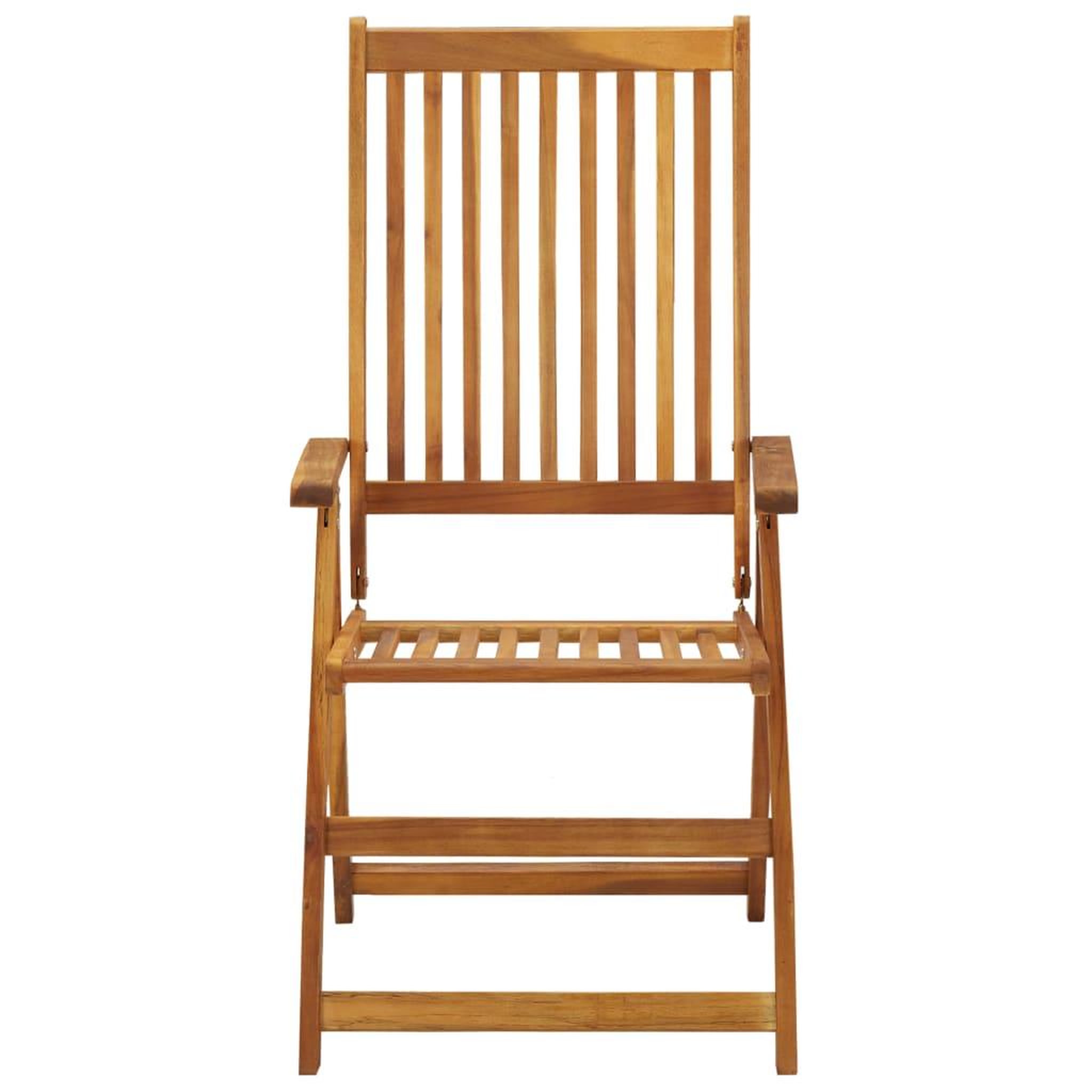 Voir la diapositive 4 : VIDAXL Chaises pliables de jardin avec coussins lot de 8 Bois d'acacia